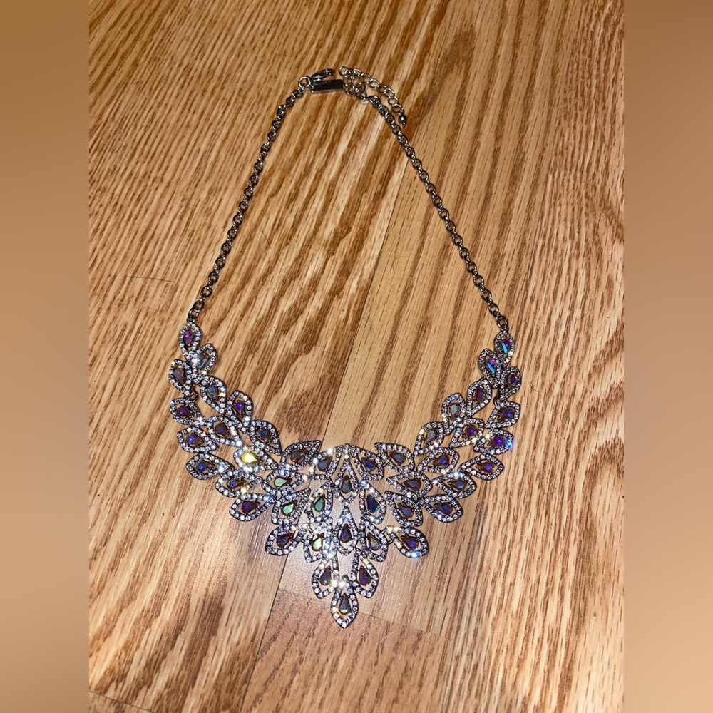 rhinestone necklace | worn once | perfect condition